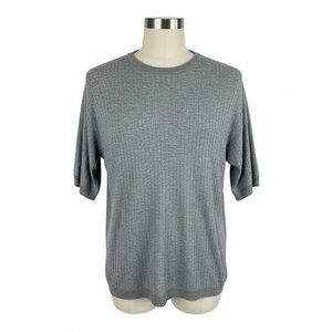 Bertoni Men's Sweater Lightweight Gray Made in Italy Size 40